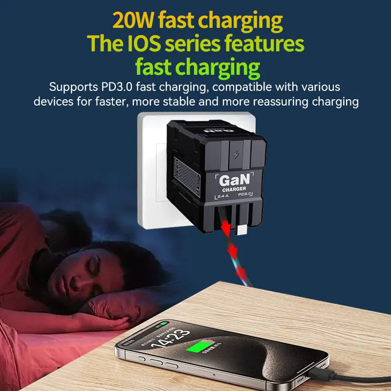 20W GaN Smart Retractable Charger -  🎁 Buy 1 Get 1 🎁