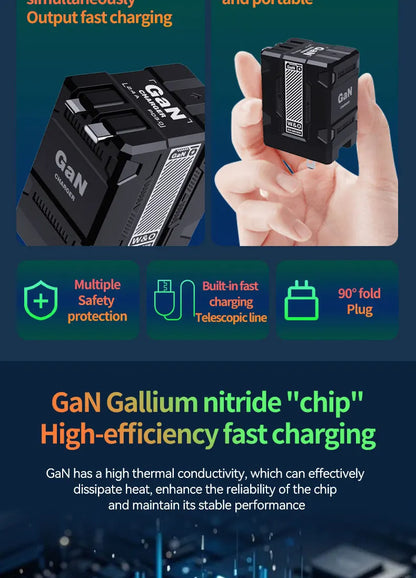 20W GaN Smart Retractable Charger -  🎁 Buy 1 Get 1 🎁